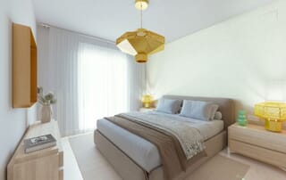 Apartament w Esteponie - sypialnia
