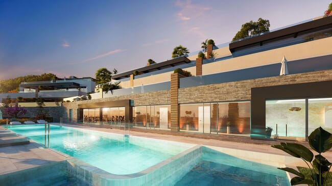 Apartamentos de lujo con bonitas vistas en Cabopino, Marbella Este