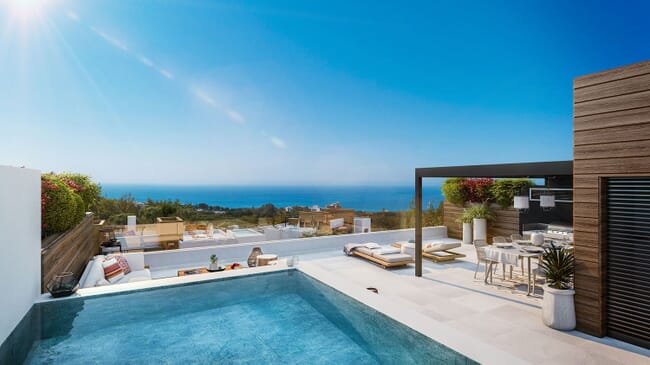 Apartamentos de lujo con bonitas vistas en Cabopino, Marbella Este
