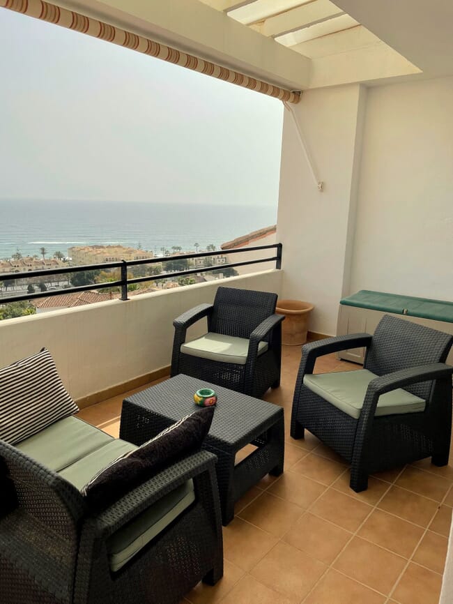 Apartament z przepięknym widokiem na wybrzeże w La Cala de Mijas, Costa del Sol, Hiszpania