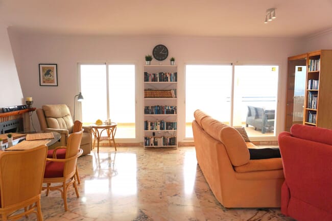 Apartament z przepięknym widokiem na wybrzeże w La Cala de Mijas, Costa del Sol, Hiszpania