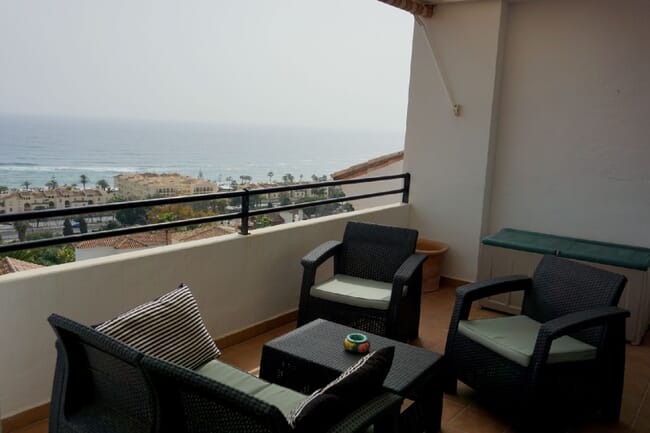 Apartment with breathtaking sea views in La Cala de Mijas, Costa del Sol, Spain