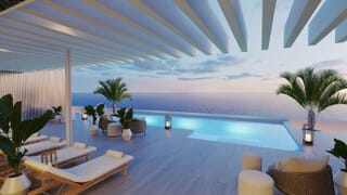 Luxurious apartments at the edge of the sea