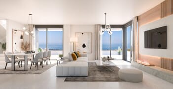 Fantastic apartments with the sea and mountain view, Altos de Los Monteros