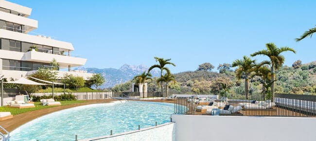 Fantásticos apartamentos con vistas panorámicas al mar y a la montaña, Altos de Los Monteros