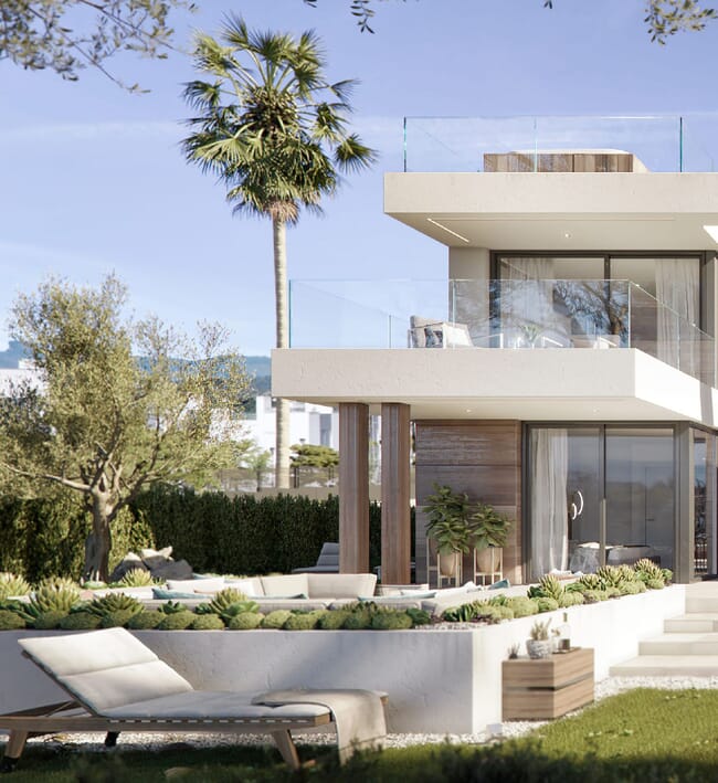Luxury villas in a magnificent location in the New Golden Mile