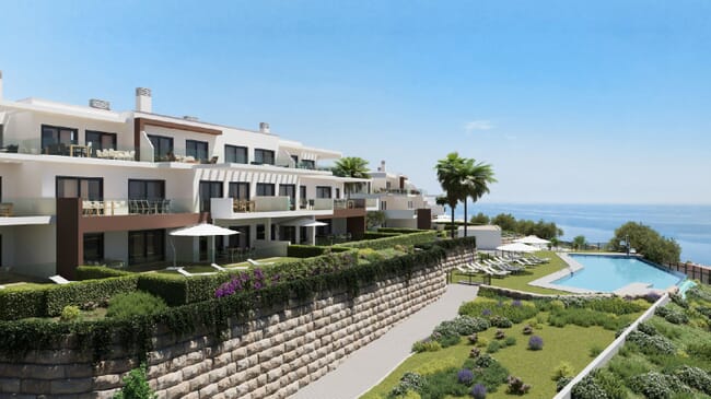 New apartments by the sea