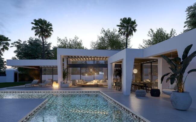 Exclusive villas in privileged location in Guadalmina Baja