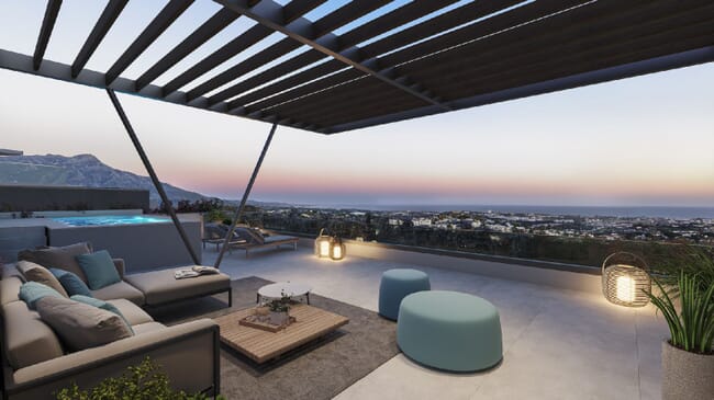 Komfortowy apartament z fantastycznym widokiem w La Quinta