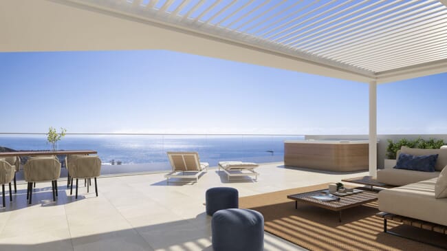 Apartments with a beautiful sea views, Malaga