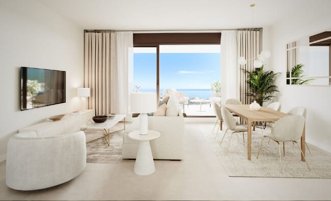 Apartamentos con bonitas vistas al mar, Malaga