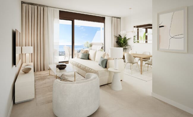 Apartamentos con bonitas vistas al mar, Malaga