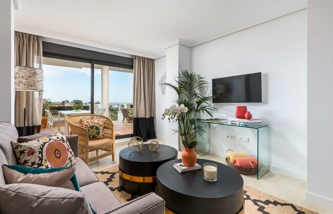 Modern apartments in exclusive area of La Resina Golf &amp; Country Club, Estepona, Costa del Sol, Spain
