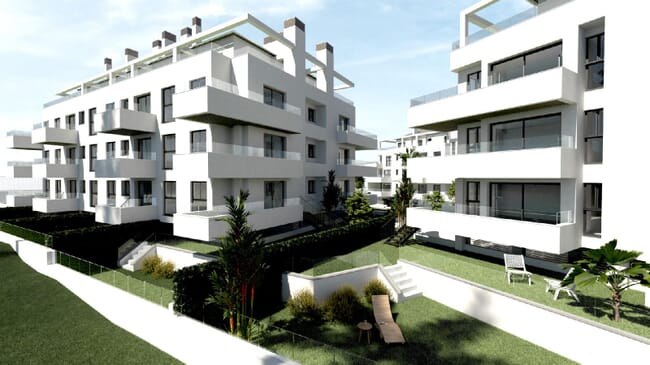 El único concepto de los apartamentos con gestión de alquileres in situ y club deportivo en la puerta, Mijas Costa, Costa del Sol, Spain