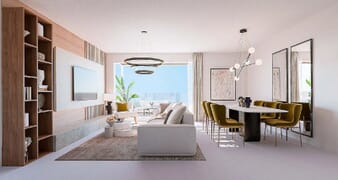 Apartamentos de nueva construcción con vistas panorámicas, Benalmádena