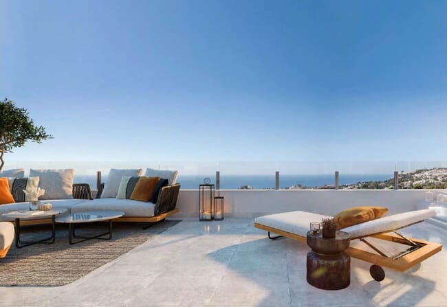 New built apartments with spectacular views, Benalmadena