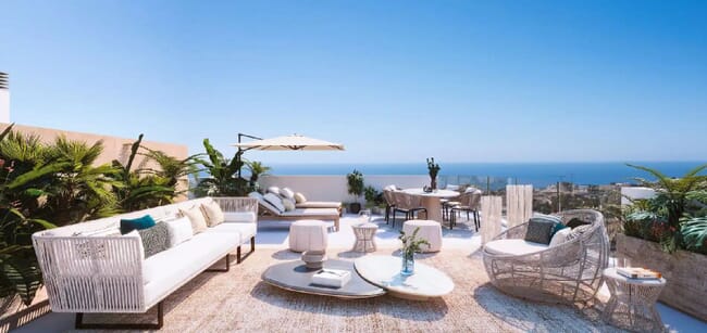 New built apartments with spectacular views, Benalmadena