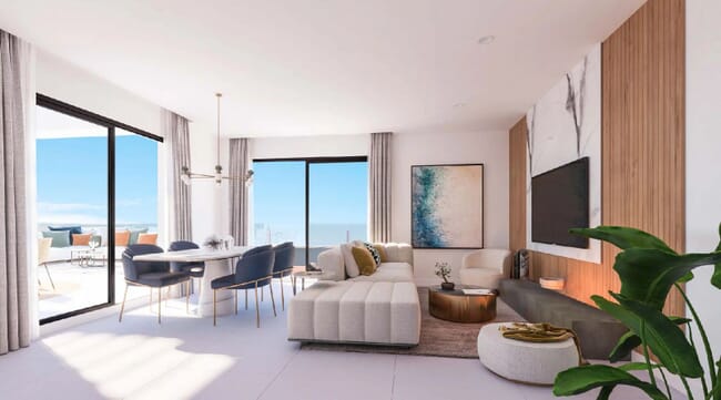 Apartamentos de nueva construcción con vistas panorámicas, Benalmádena
