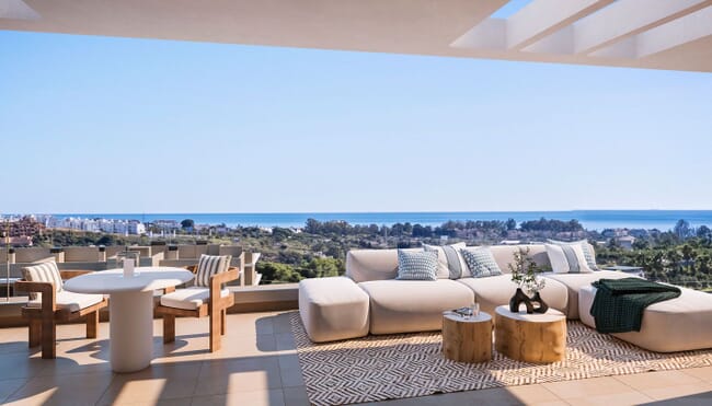 Newly built apartments with panoramic views, Estepona