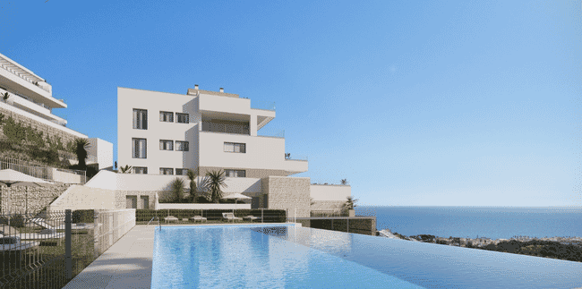 New built apartments with beautiful sea views, La Cala  de Mijas