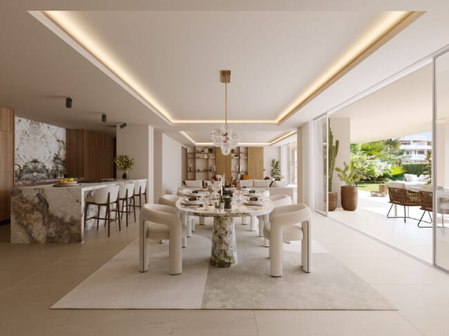 Elegantes apartamentos en excelente ubicación, Milla de Oro. Marbella