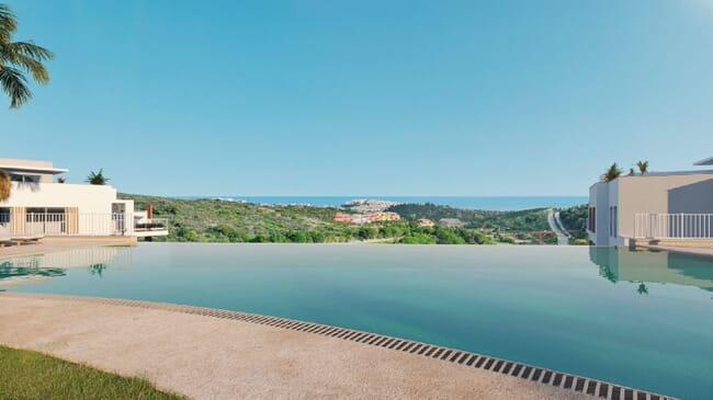 Nueva promoción de apartamentos y áticos con espectaculares vistas al mar y al golf, Doña Julia