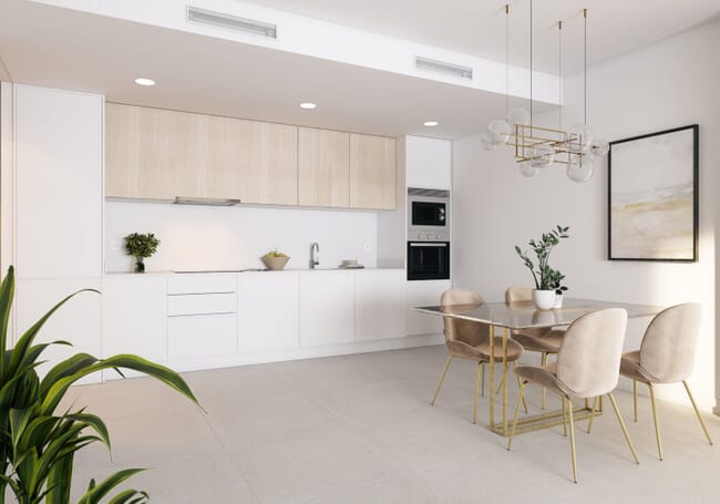 Nueva promoción de apartamentos y áticos con espectaculares vistas al mar y al golf, Doña Julia