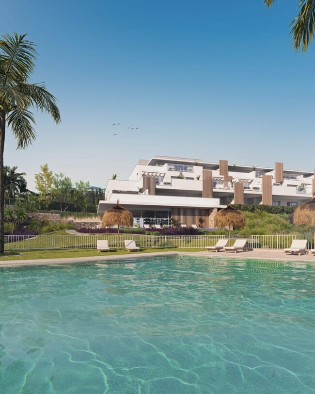 Nueva promoción de apartamentos y áticos con espectaculares vistas al mar y al golf, Doña Julia