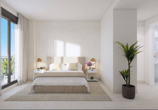 Nueva promoción de apartamentos y áticos con espectaculares vistas al mar y al golf, Doña Julia