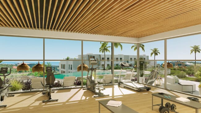 Nueva promoción de apartamentos y áticos con espectaculares vistas al mar y al golf, Doña Julia
