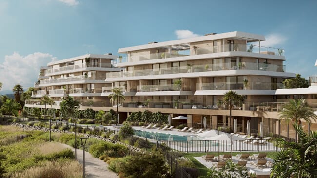 Collection of contemporary apartments and penthouses, Estepona.