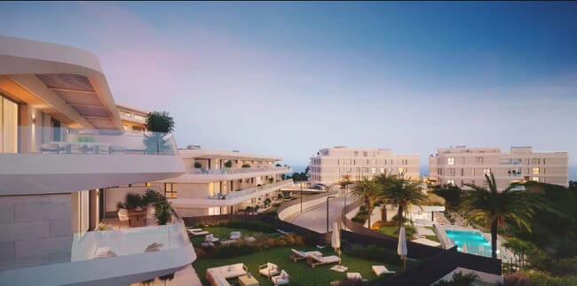 Exclusivo complejo de apartamentos con vistas panorámicas al mar, Selwo, Estepona