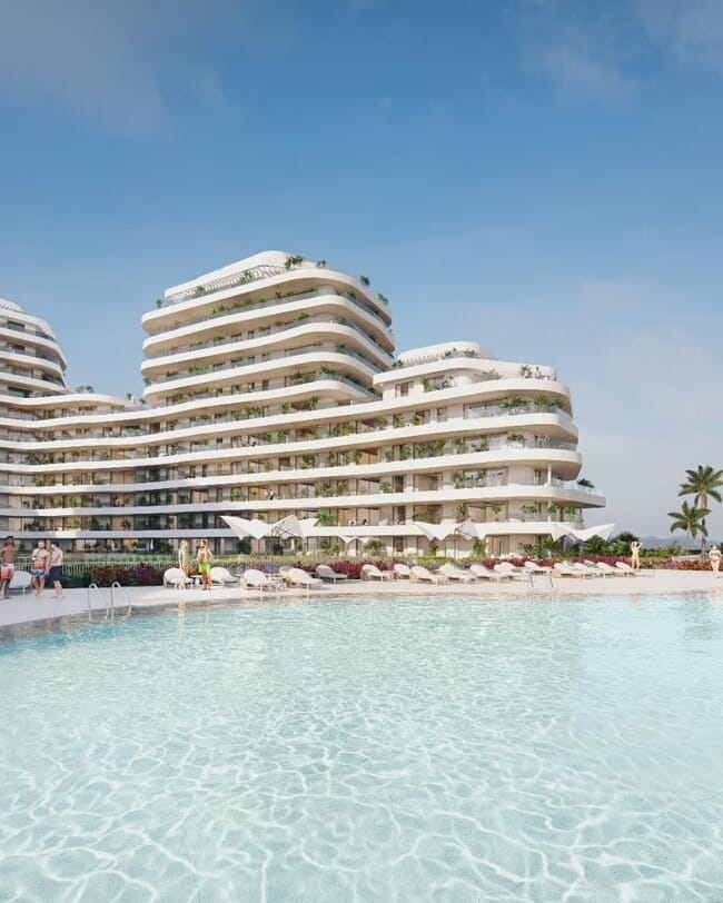 Apartamentos modernos cerca de la playa y del centro de Málaga