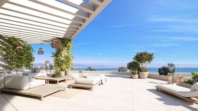 Apartamentos modernos cerca de la playa y del centro de Málaga