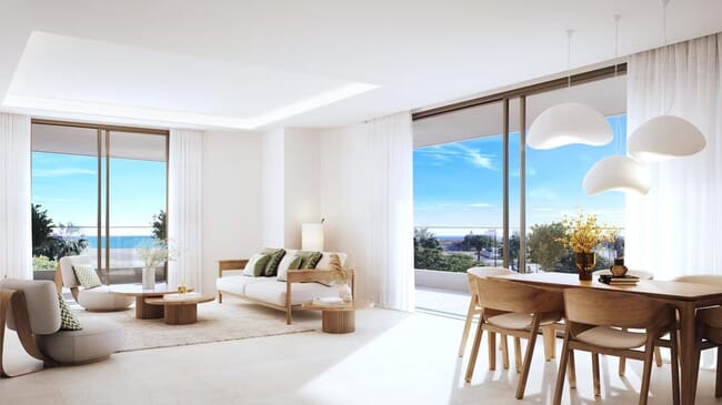 Apartamentos modernos cerca de la playa y del centro de Málaga
