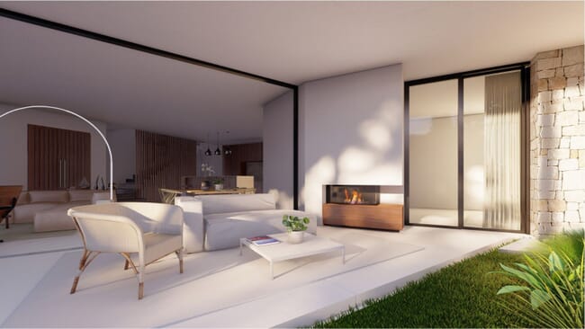 Parcela en Los Olivos, Cabopino, con proyecto de villa de Carlos Lamas