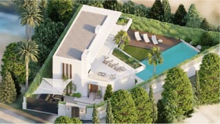 Parcela en Los Olivos, Cabopino, con proyecto de villa de Carlos Lamas