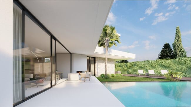 Parcela en Los Olivos, Cabopino, con proyecto de villa de Carlos Lamas