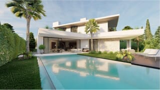 Parcela en Los Olivos, Cabopino, con proyecto de villa de Carlos Lamas