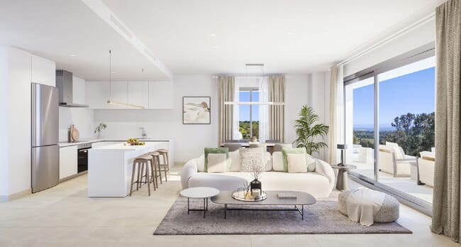 Brand new apartaments beside the golf course, Estepona Golf