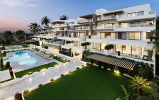 Apartamenty Estepona - widok na zewnątrz