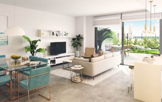 Torremolinos Apartments - Living Room
